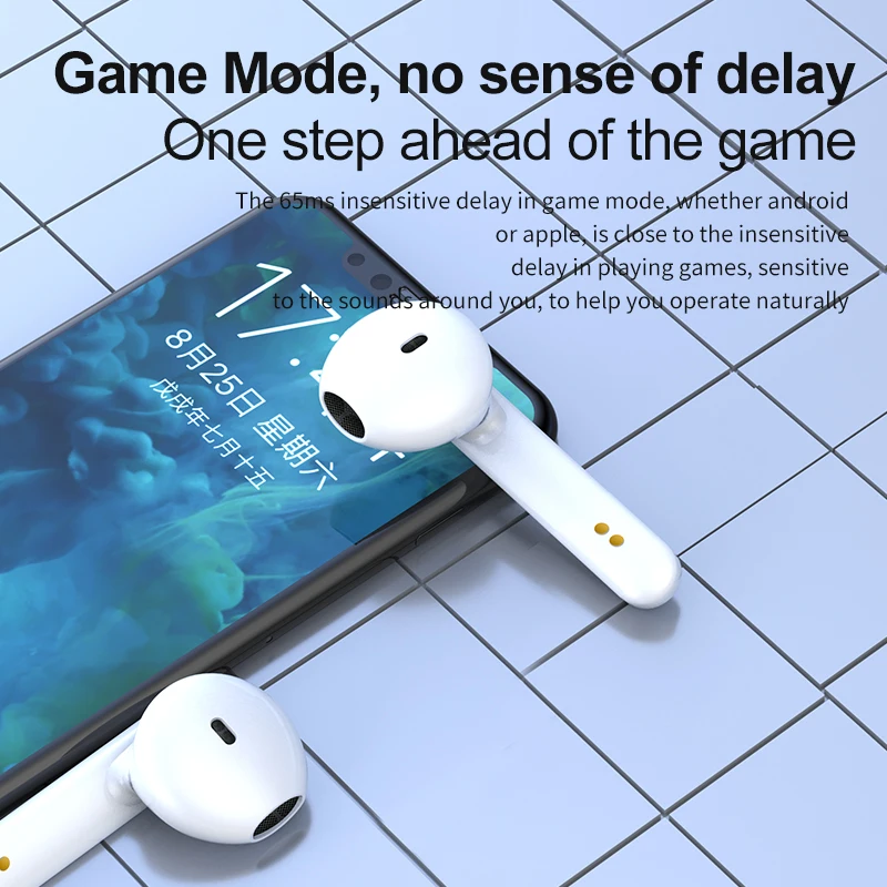 Фото DS-T03 Bluetooth-наушники; Стереонаушники с шумоподавлением; Сенсорное управление светодиодный ным сенсорным цифровым дисплеем; Гарнитура для спо... №2