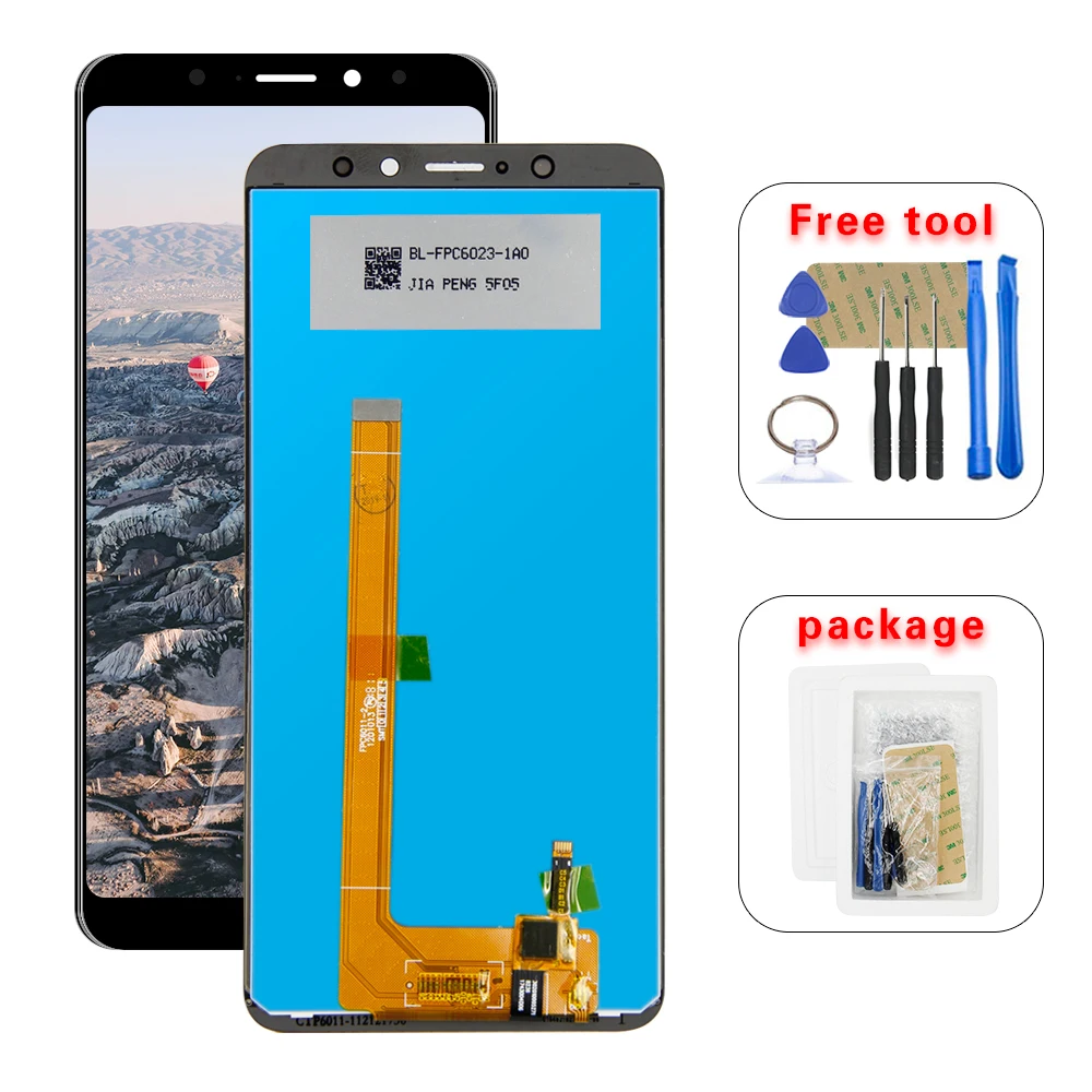 Оригинальный экран 5 99 дюйма для Wiko View XL ЖК дисплей с дигитайзером в сборе Замена +