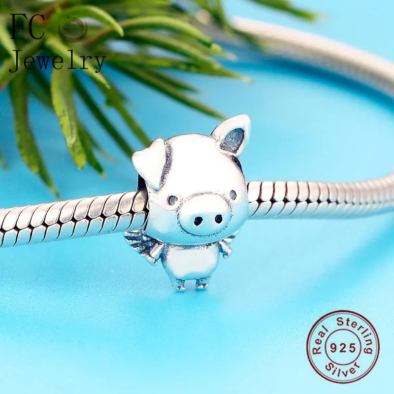 FC ювелирное изделие оригинальный брендовый браслет с подвеской 100% Серебро 925