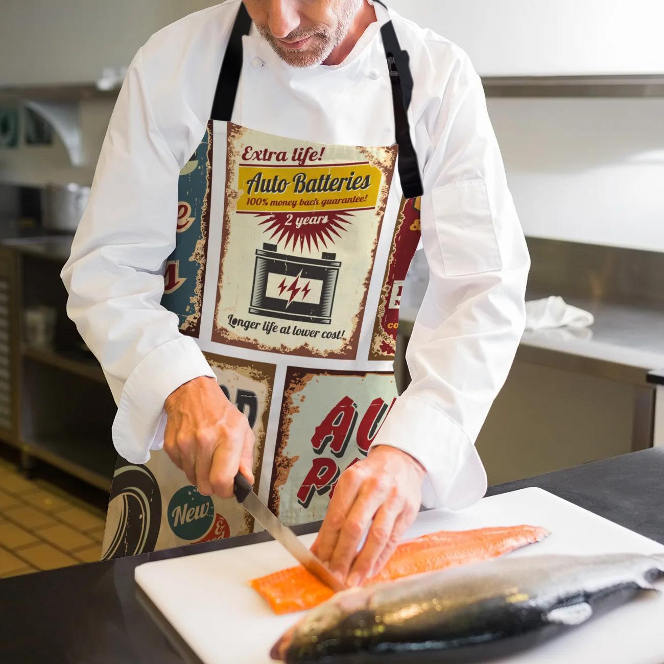 Кухонный Фартук ретро постер дизайн автомобиля инструмент Регулируемый