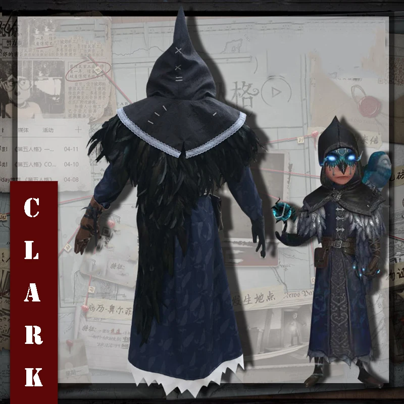 Персонаж игры V костюмы для косплея Seer Eli CLK Косплей Костюм Ночная Сова кожа косплей одежда для мужчин Хэллоуин костюм для вечеринки