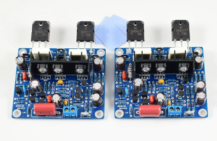 

2pcs MX50 SE Audio Power Amplifiers 2.0 Channels 100W Amplificador Diy Kit/ Finished Board