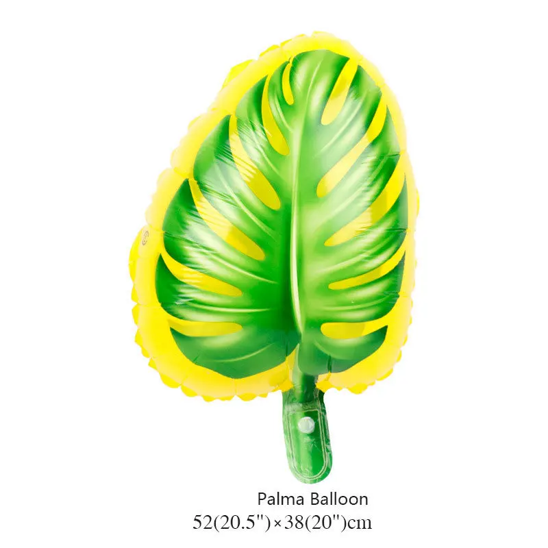 

Turtle Leaf Balloon Hawaiian Palm Leaf Shaped Leaf Tropical Plant Holiday Birthday Party Decoration Balloon