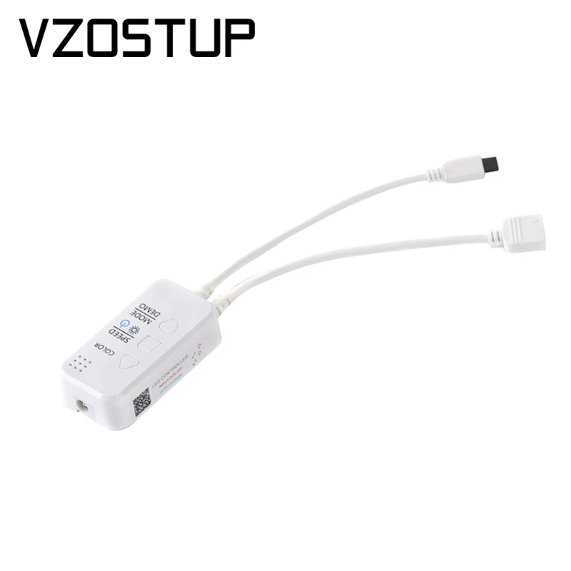 

Tuya LED Strips Light IR Wireless WiFi RGB Controller for DC 5-24V APP Bluetooth-compatible Music Voice Control Tape Lights