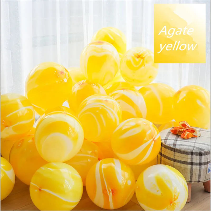 10/20 штук Агатовые латексные воздушные шары День рождения Свадебные украшения