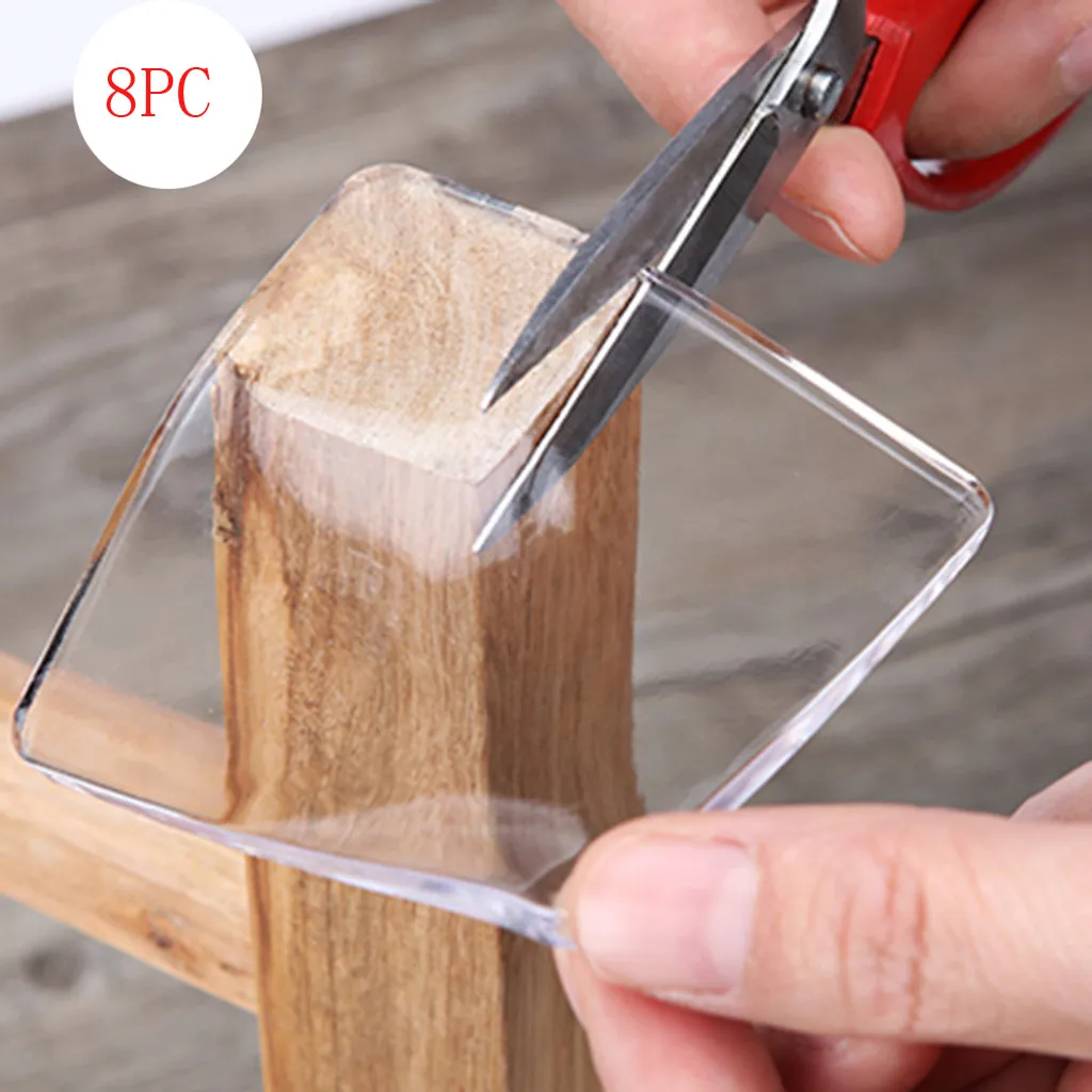 8 шт. толстые Нескользящие силиконовые коврики для стола и стула перчатки защиты