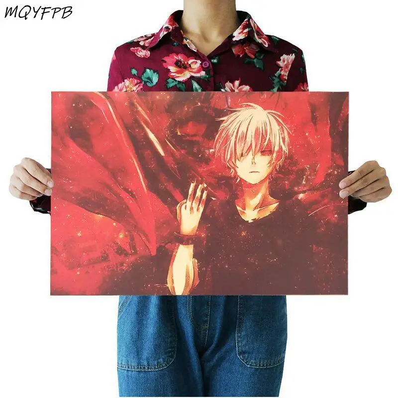 

Anime Tokyo Ghoul Kraft Paper Poster Home Decoration Painting Wall Sticker 50.5x35cm