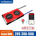 Комплект литиевых батарей Smart BMS 20S 30A 40A 60A 60V BMS для 3,2 v 18650 LiFePO4