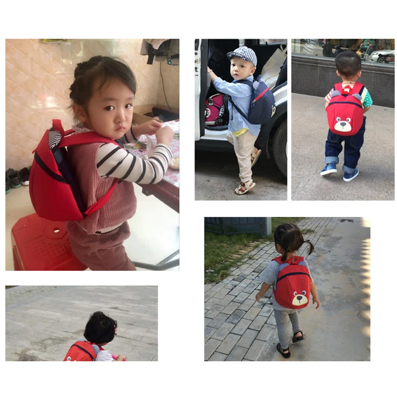 

Cartoon Kids School Bags Kindergarten Boys and Girls 1-5 Years Old Children Backpack 3D School Students Bag