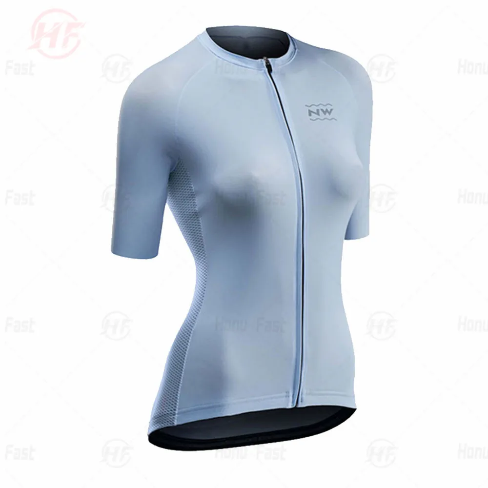 Женский трикотажный топ nw для велоспорта дышащая рубашка с коротким рукавом