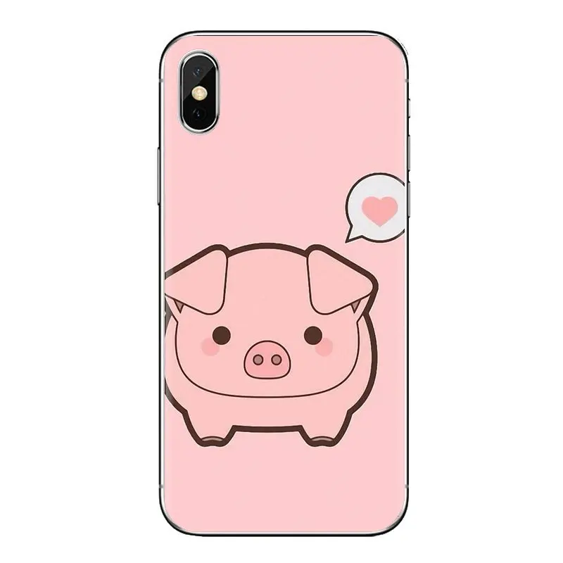 Soft Transparent Shell Covers funny cute lovely pig For Samsung Galaxy J1 J2 J3 J4 J5 J6 J7 J8 Plus 2018 Prime 2015 2016 2017 |