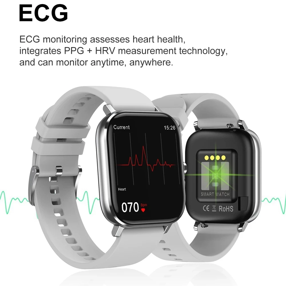 

DT35 Pro Fashion Smart Watch ECG Heart Rate Blood Pressure 1.54inch Bluetooth Call IP67 Waterproof Sport Smartwatch