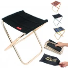 Складной рыболовный стул, легкий складной алюминиевый стул для пикника и кемпинга, удобная переноска, уличная мебель