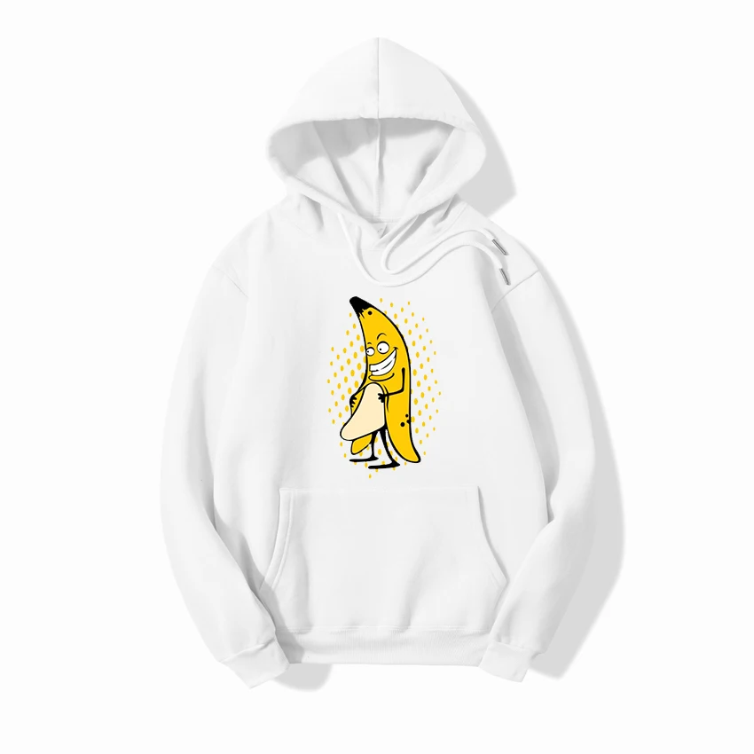 Толстовки с рисунком банана для мальчиков Одежда влюбленных Высокое качество