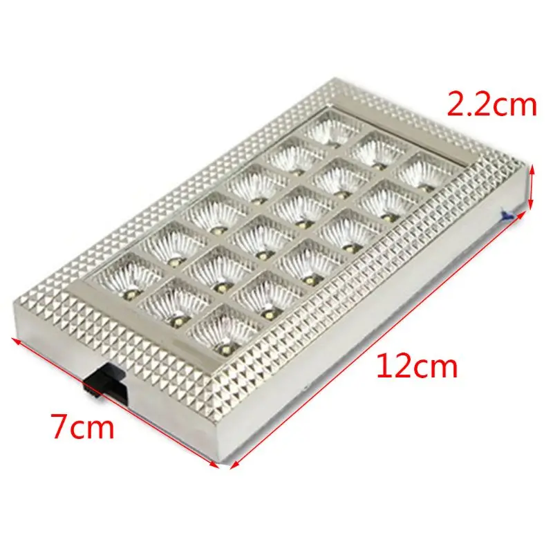 

18LED Car Dome Light Car-styling LED Auto Interior Light White Rectangular Roof Ceiling Lamp Bulb Signal Lamp 6000K