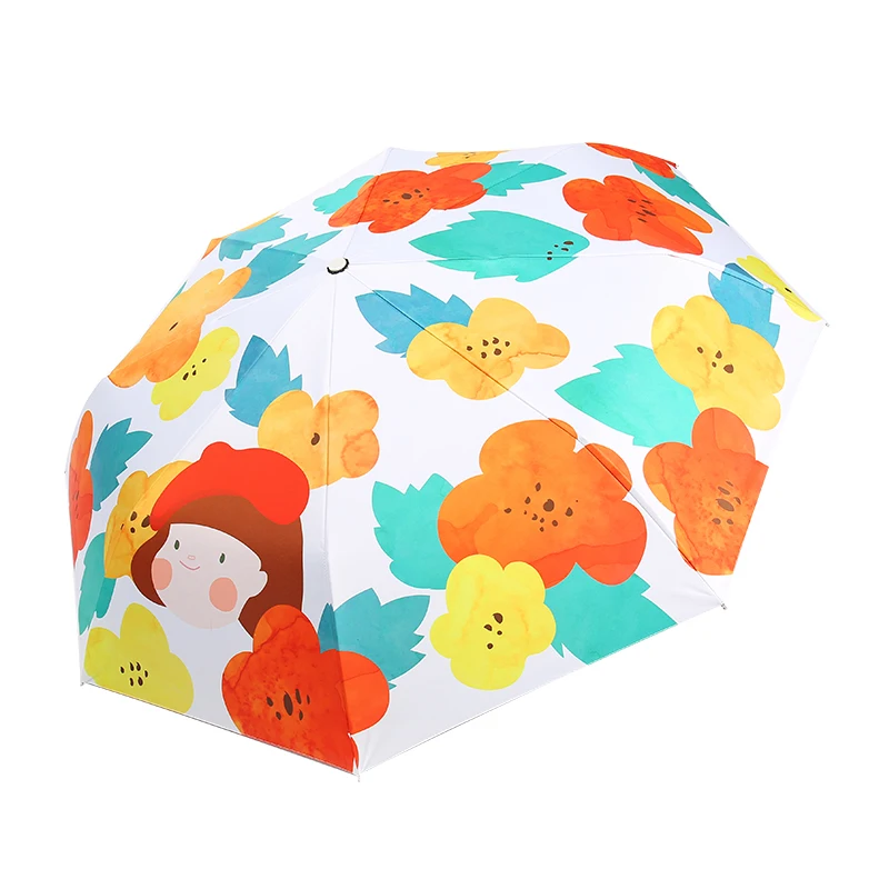2020 New Girls Umbrella Automatic Anti UV Sun Protection Folding Rain Women Windproof Cute Parasol Big Umbrellas UPF50+ | Дом и сад