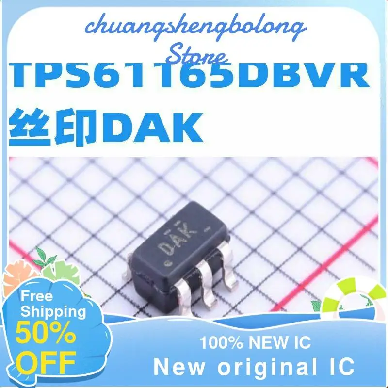 

10-200PCS TPS61165DBVR TPS61165DBV SOT23-6 DAK nuevo original