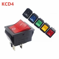 kcd4 rocker switch on off 2 position 4 pins electrical equipment with light power switch 16a 250vac 20a 125vac