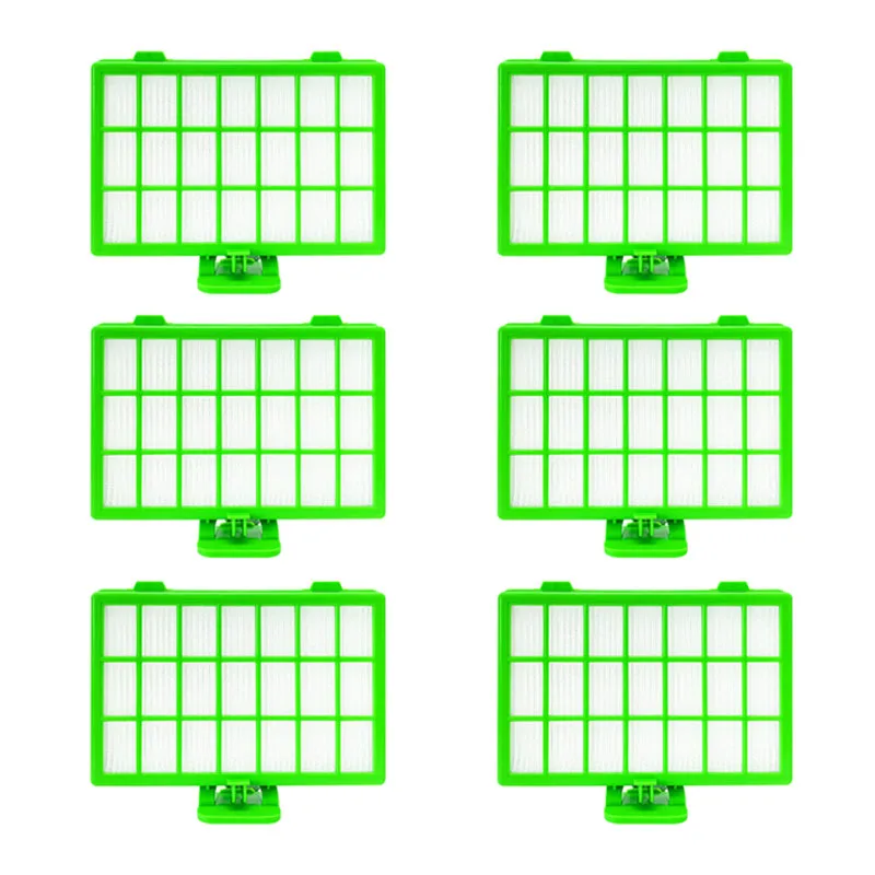 

6Pcs for Rowenta ZR0037 R02033 RO2052 Vacuum Cleaner HEPA Filter Elements Replacement Accessories Durable Parts