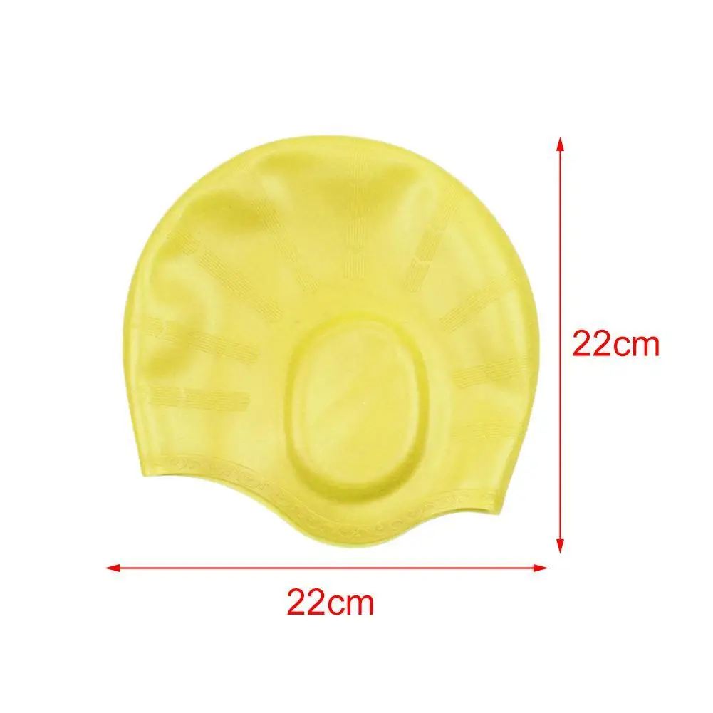 

Silicone Swimming Ear Caps Can Be Used By Men And Women. Diving Caps Waterproof H6G9