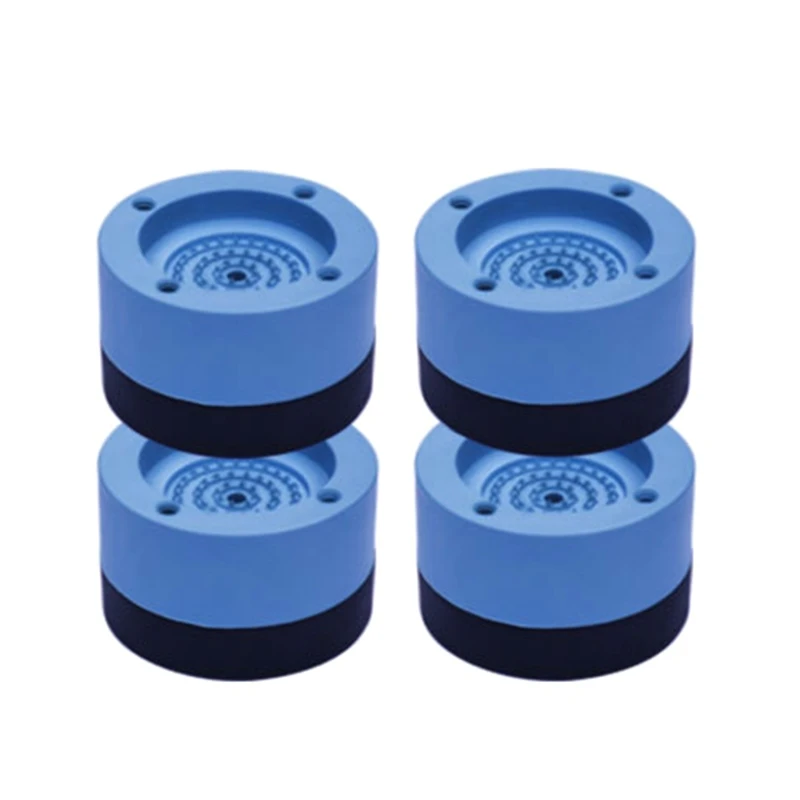 

4pcs/set Anti-slip Washing Machine Feet Mats Non-slip Refrigerator Pad Bathroom X37B