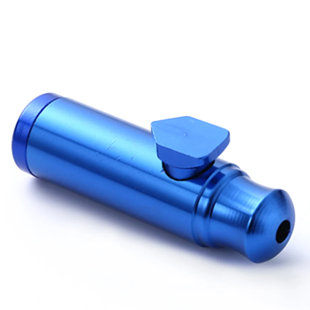 

1pcs Aluminum Sniffer Snorter Dispenser Metal Sunff Hose Tube Pipe Smoke Pipe Cigarette Herb Tobacco Smoking Accessories Pipes