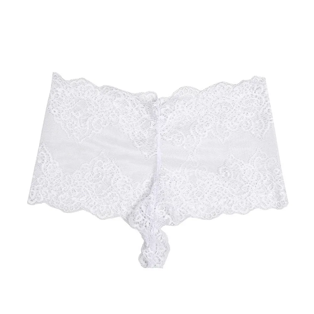 Прозрачные кружевные трусики Бесшовные женские сексуальное ажурное нижнее