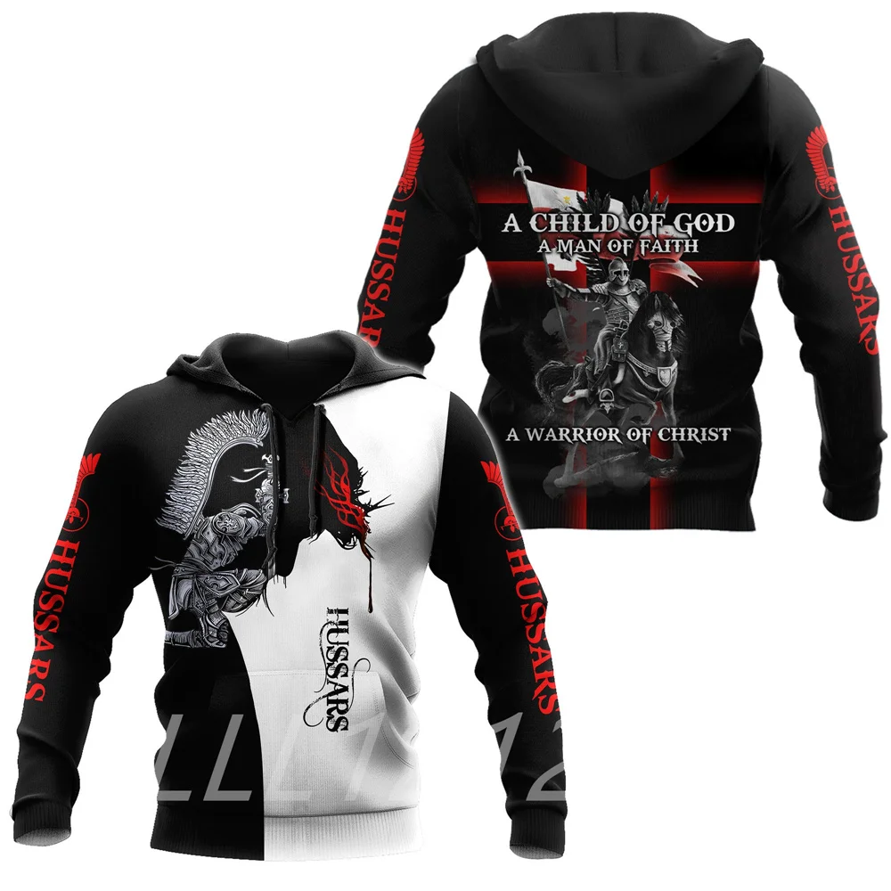 

Men's Hoodie 3D Printing Knight Horse Elemental Pullover Fashion Street Personality Sweatshirt Oversized Jacket 002
