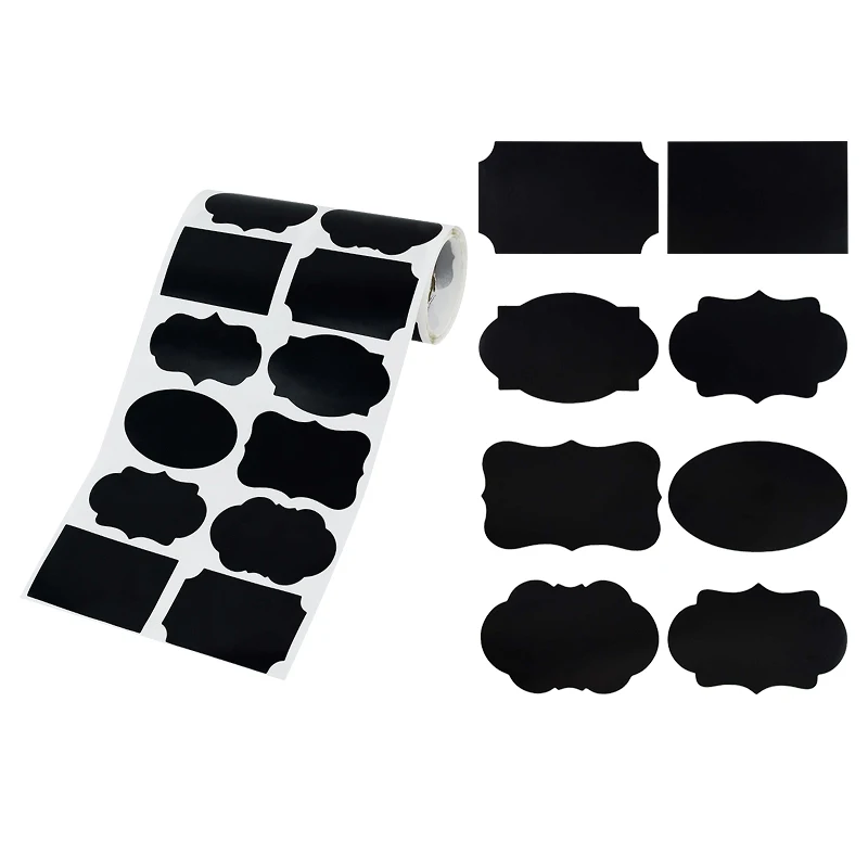 

250Pcs Chalkboard Customize Handwritten Labels Sticker Kitchen Jar Organizer Waterproof Label Party Gift Wrapping Seal Stickers