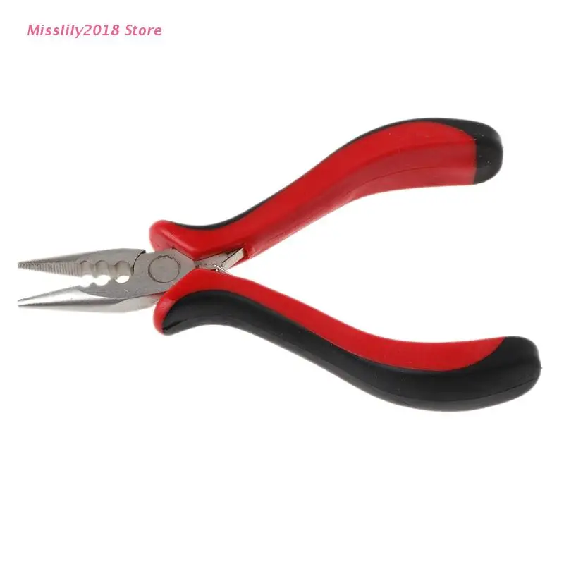 

Hair Extension Pliers Remover Tool For Micro Ring With Teeth 3Holes Loop Removal