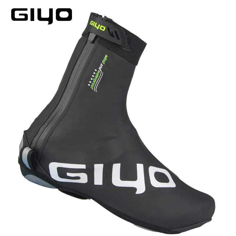 

Bicycle Overshoes Windproof Fleece Warm Cycling Lock Shoe Cover Reflective Winter Waterproof mtb Road Bike shoe Covers Protector