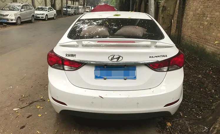 Спойлер для Hyundai Elantra 2012-2016 спойлер TF светодиодный Ной подсветкой из АБС-пластика
