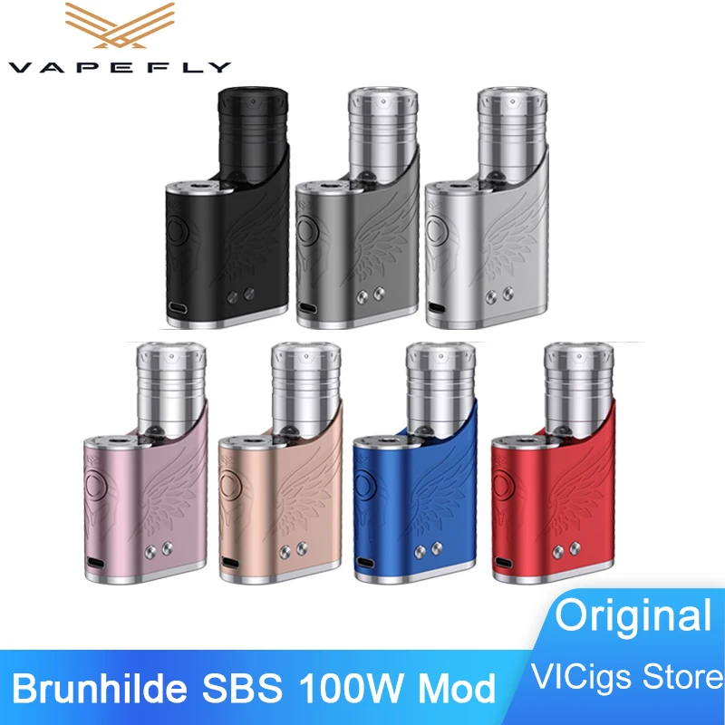 Оригинальный Vapefly брюнhilde SBS 100 Вт мод VW Bypass TC режим поддержки батареи 21700/20700/18650 |