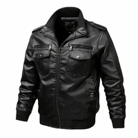 new mens leather jackets autumn casual motorcycle pu jacket biker leather coats men clothing eu size