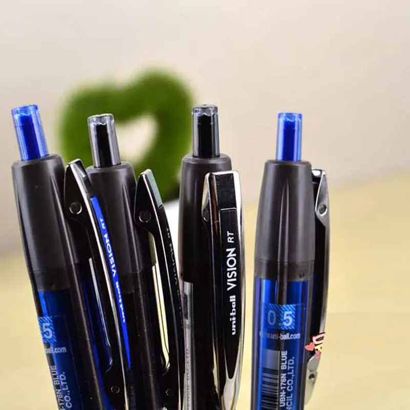 5Pcs /Lot UNI 0.5mm Gel Pen UBN-176N Press Pens For School Students High Performance Ball Refill Can Be Replaced | Канцтовары для