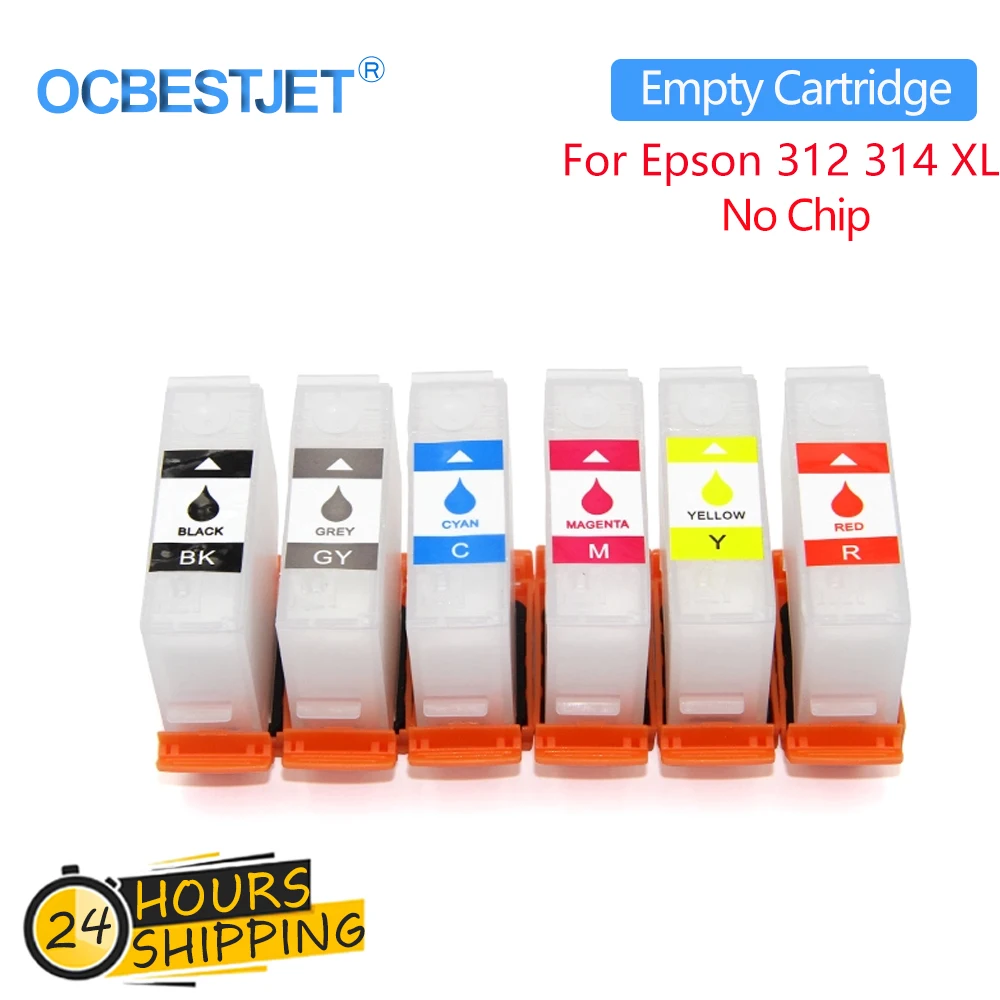 312 314 312XL 314XL 378 478 картридж с чернилами без чипа для Epson XP-15000 XP15000 XP-15010 | Компьютеры и