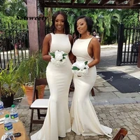 sexy mermaid bridesmaid dresses 2022 african wedding party beach wedding guest gowns floor length maid of honor dress