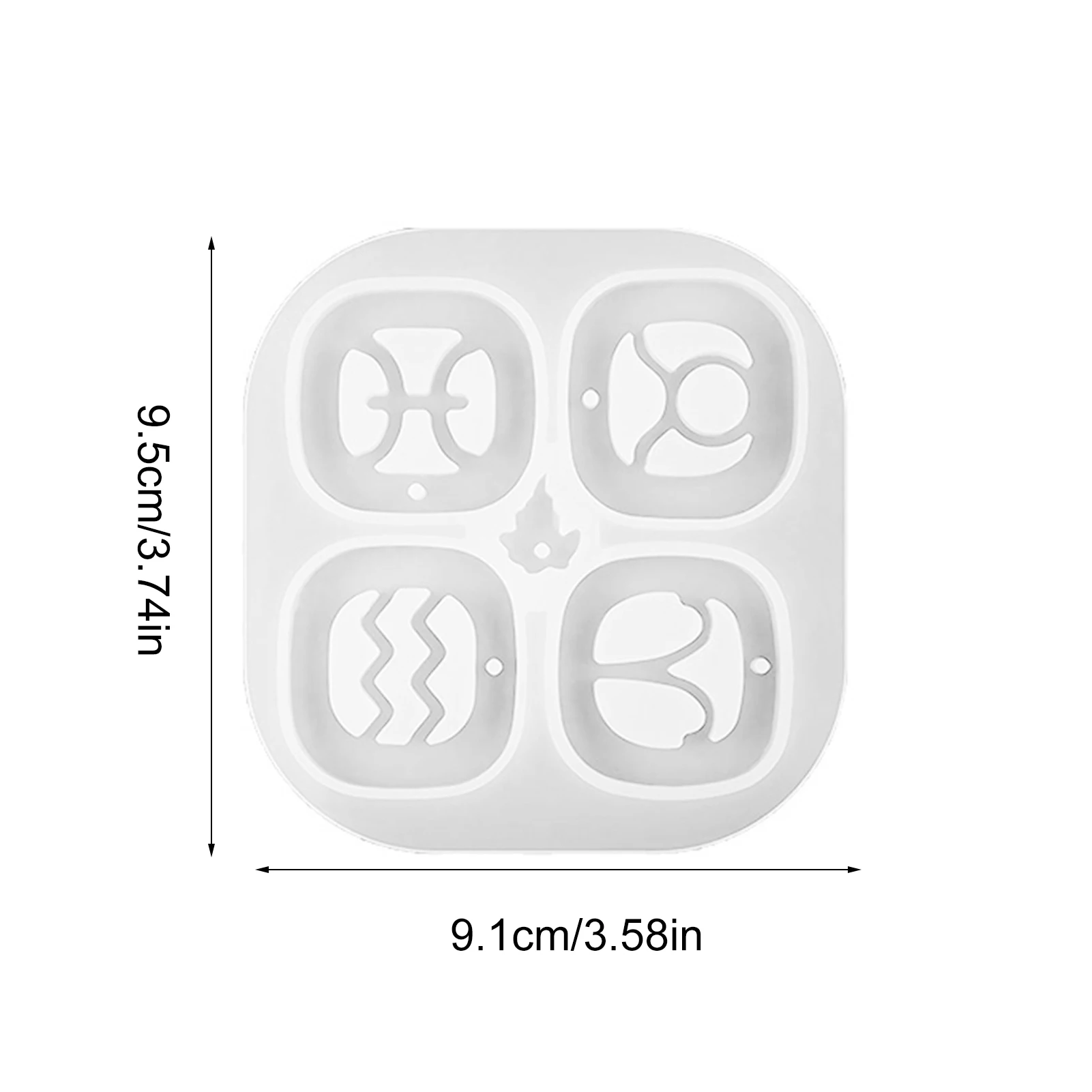 

12 Constellation Crystal Epoxy Resin Mold For Craft Pendant Necklace Epoxy Resin Mold DIY Jewelry Making Findings Accessories
