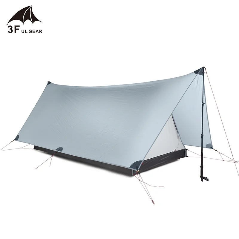 3F UL GEAR shan jing 20D Серебристая нейлоновая 2 местная наружная Сверхлегкая кемпинговая