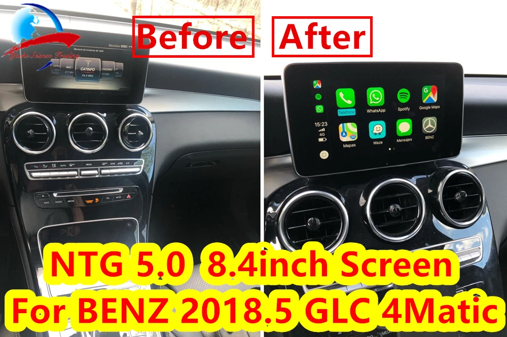 Беспроводной Apple CarPlay Android автоматическая машина коробочного модуль для всех Mercedes Benz NTG4.5/NTG 5,0 Системы W204 W205 W212 W176 W246 W253 класс