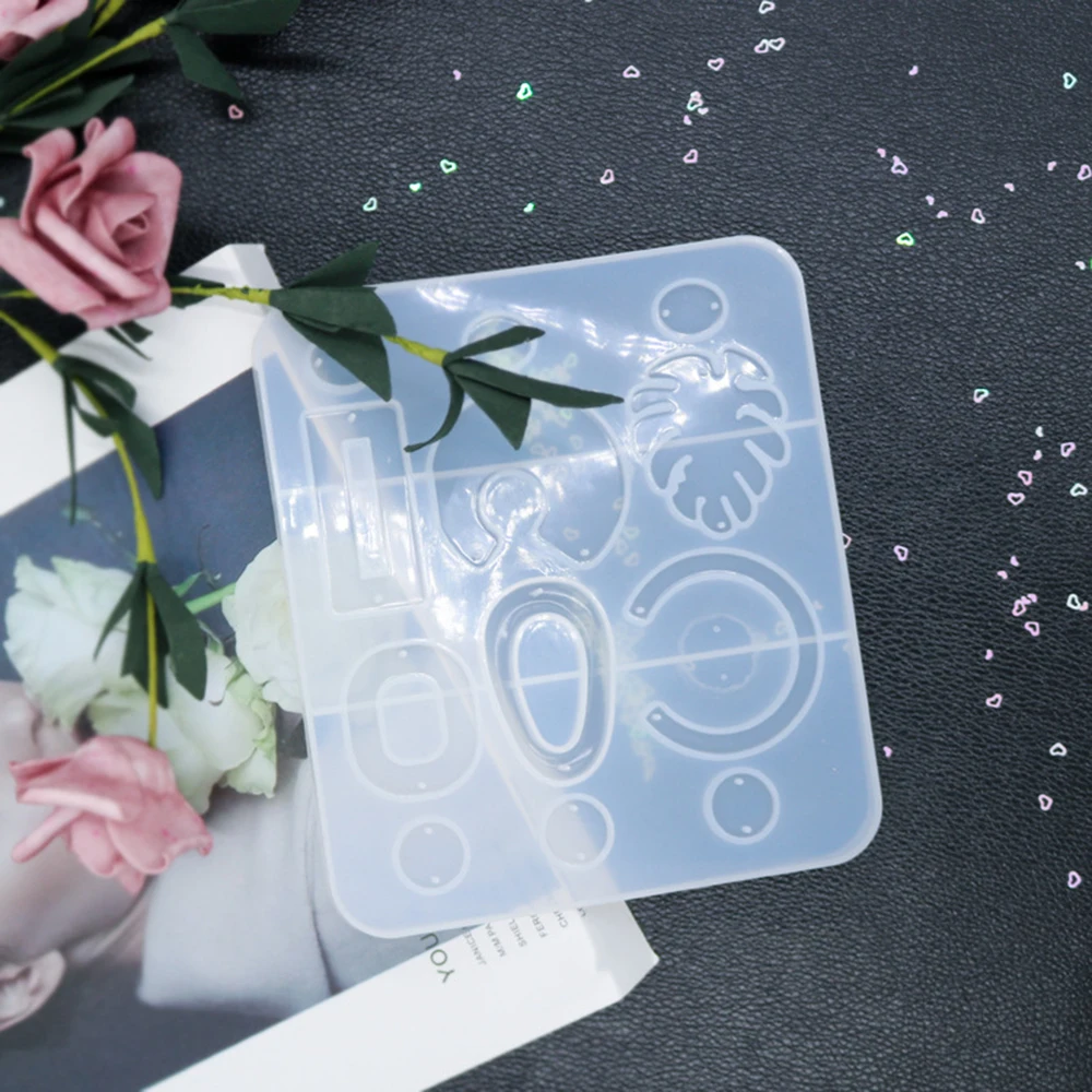 Форма сделай сам из хрустальной смолы форма для сережек неправильной