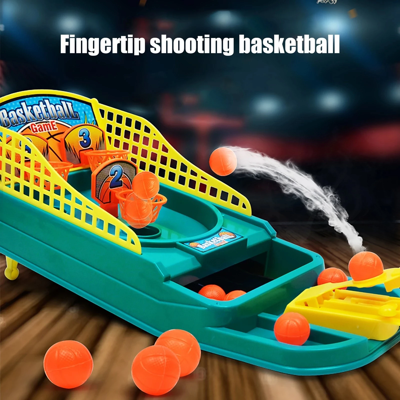 Aro de baloncesto de Interior para niños, juegos de mesa de tiro, máquina de baloncesto de dedo de escritorio, juego de mesa interactivo para padres e hijos