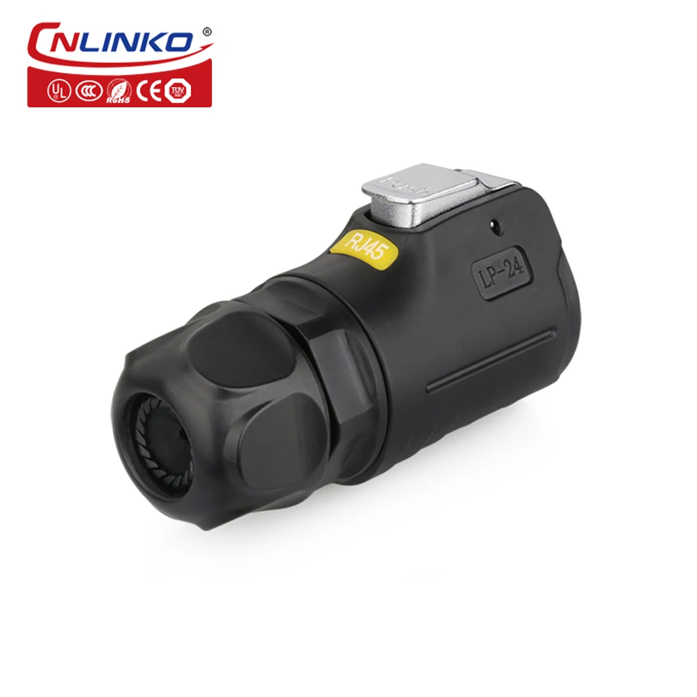 Cnlinko M24 PBT пластиковый корпус Ethernet RJ45 панель монтажная розетка промышленный rj45