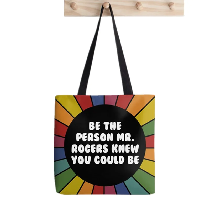 2021 сумка-шоппер с альпакой художественная Сумка-тоут женская рисунком в стиле