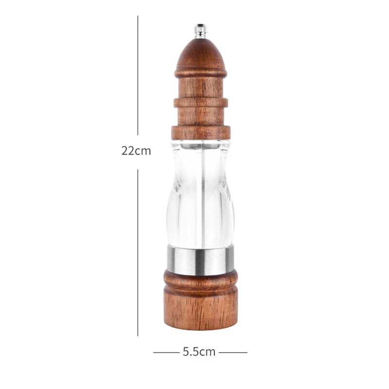 

Cylindrical Grinder Pepper Grinder Ceramic Core Manual Multipurpose Seasoning Bottle Kitchen Tool JDH88