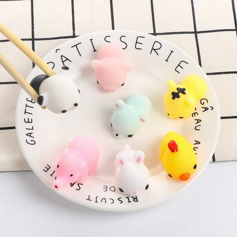 

1pcs antistress ball Mini Squeeze Toy Squishy cat Cute Kawaii doll Stretchy Animal Healing Stress Hand Fidget vent
