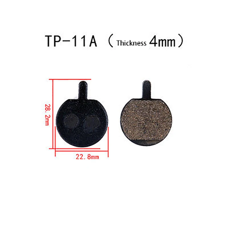 TP-11A 1 пара(2 шт.) MTB велосипедный велосипед велосипедные дисковые Тормозные колодки полуметаллические тормозные колодки для SHIMANO SRAM AVID HAYES TEKTRO Magura Formula - Цвет: TP-11A