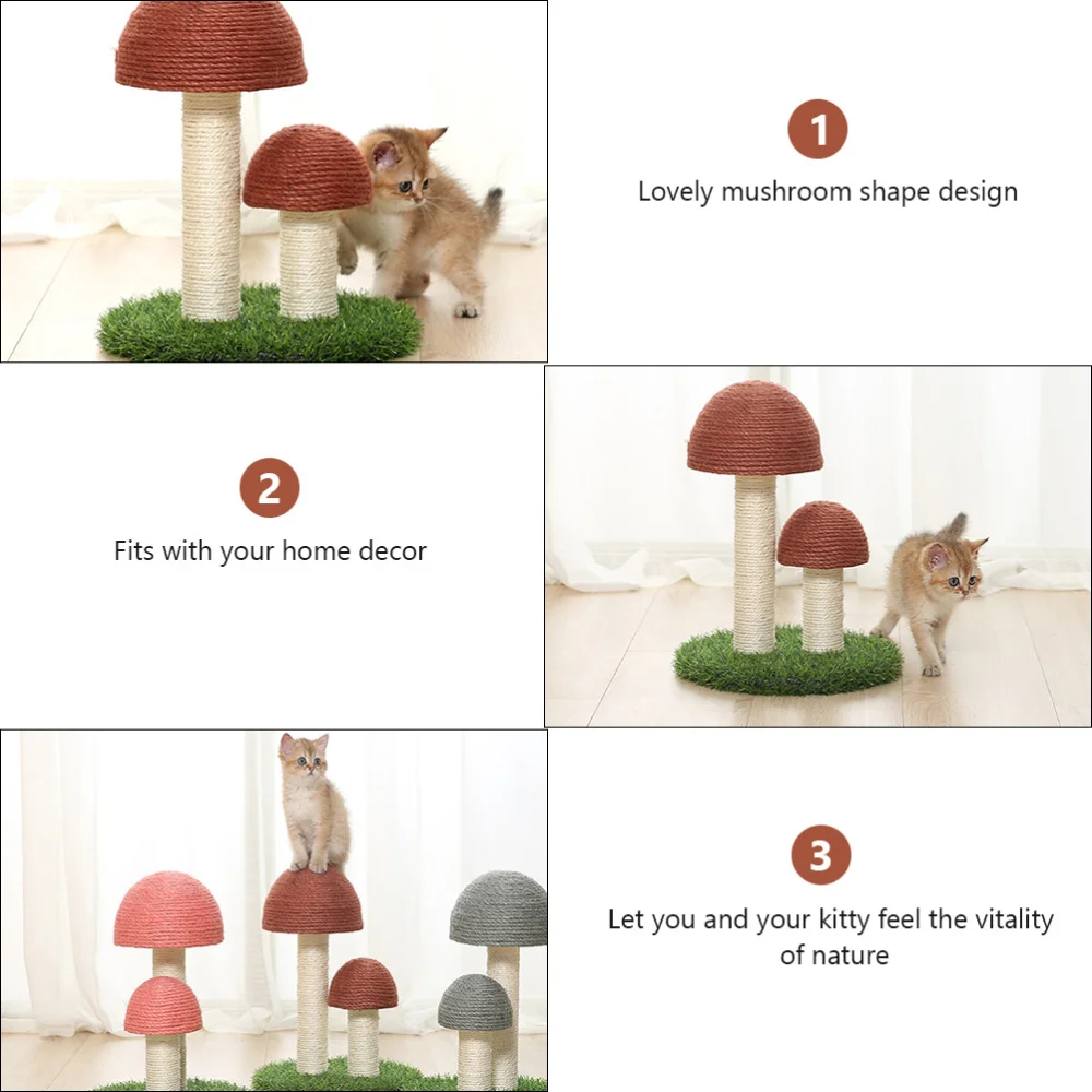 

Cat Scratching Post Sisal Board Scratcher Furniture Scratch Deterrent
