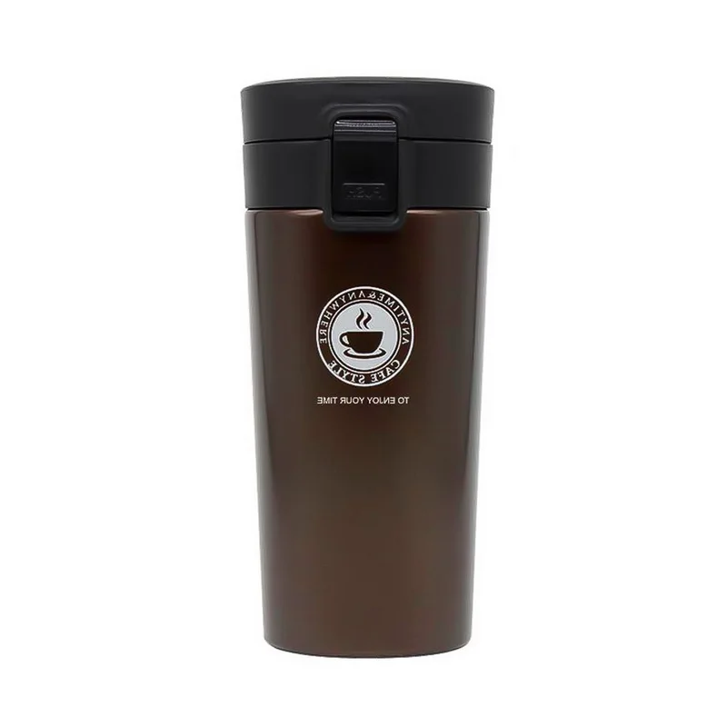 coffee 380 мл портативная кружка для кофе, вакуумная колба, Термокружка для воды, автомобильная кружка, Термокружка Из Нержавеющей Стали, Термокружка - Цвет: coffee