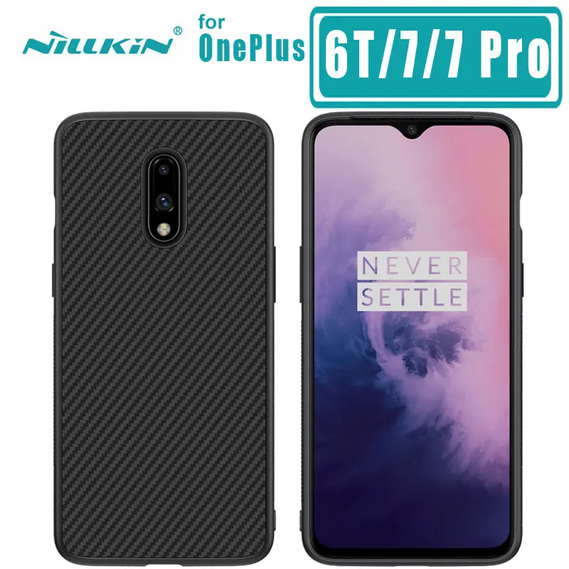 Для OnePlus 7 7Pro 6T 6 Чехол из синтетического волокна Nillkin задняя крышка чехол для телефона железный лист для Oneplus 7 Pro 7 6 6T Nilkin чехол
